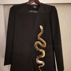 Elisabetta Franchi Snake Blazer